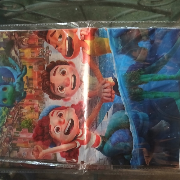 Colorful Birthday Cake Topper And Other Items For A Themed Party - Picture 3 of 6